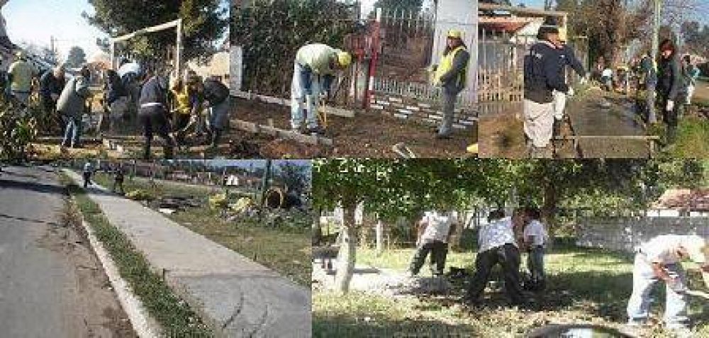 Llegan m�s veredas de la mano de las cooperativas 