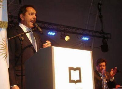 La visita de Scioli y Mariotto no fue ajena a las internas K de San Mart�n