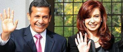 Cristina participar� de la asunci�n de su par peruano Ollanta Humala