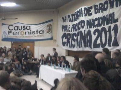 Mariotto alent� recuperar la m�stica peronista 
