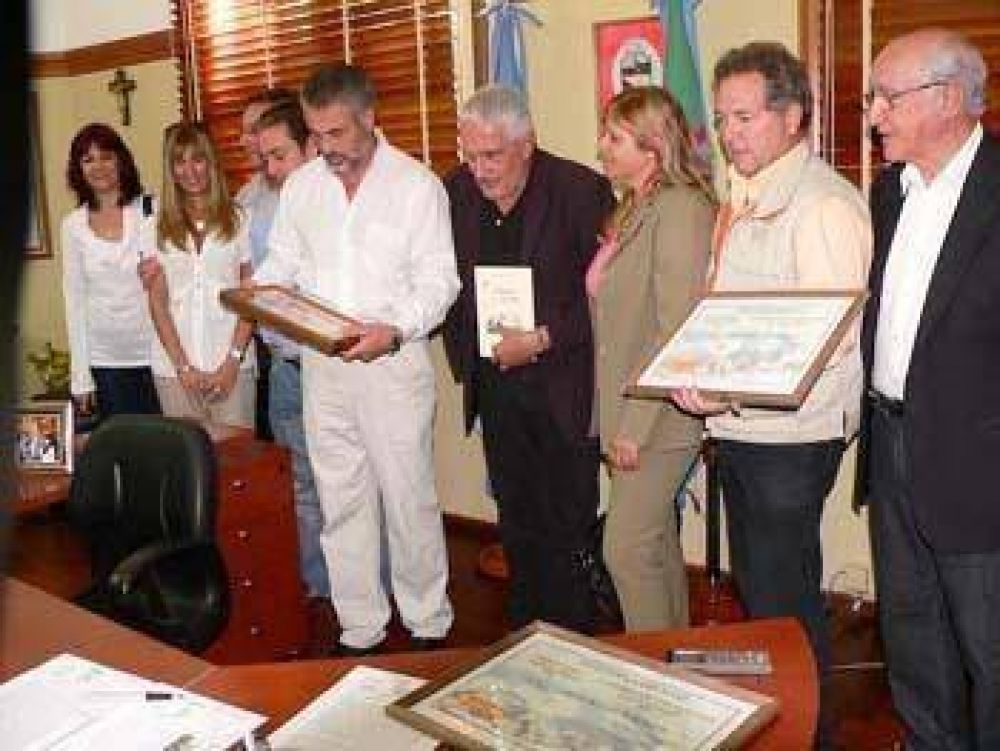 Amado Boudou resalt� el trabajo del intendente Curetti	