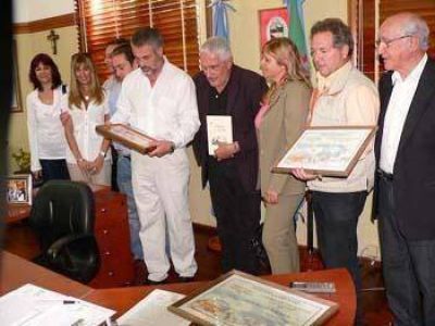 Amado Boudou resalt� el trabajo del intendente Curetti	
