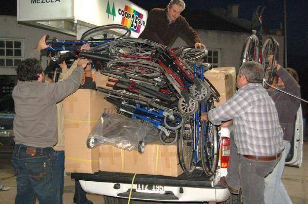 Astran don� equipamiento a Alceci y al Hospital Unzu� en 25 de Mayo