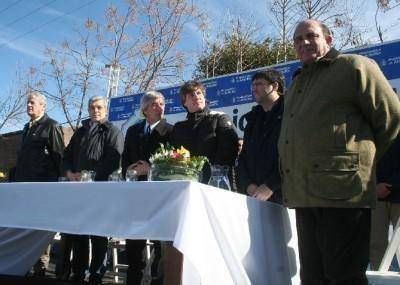 Carossi acompa�� el acto de Boudou en Arrecifes 