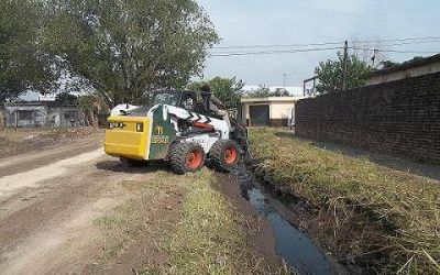 Tareas de vialidad en el distrito