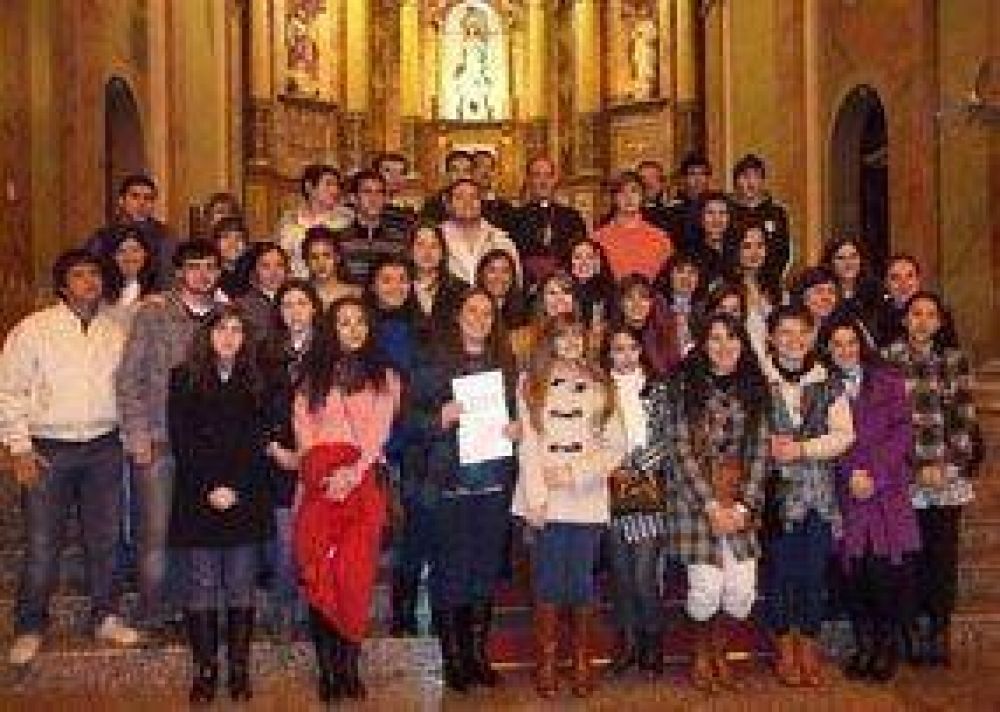 J�venes de San Luis trabajaron m�s de un a�o para ver al Papa