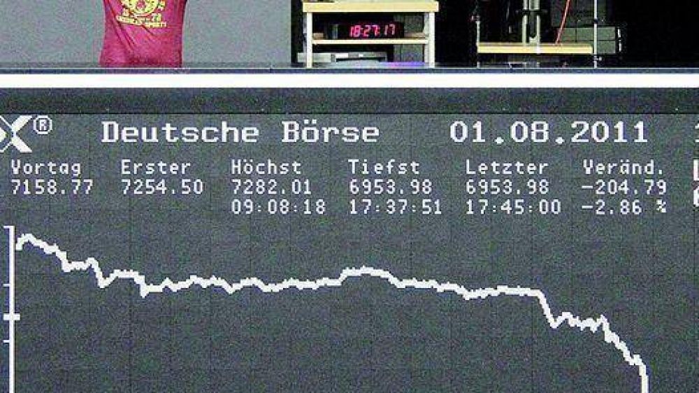 Se derrumban las bolsas europeas y se dispara el �riesgo pa�s� de Italia