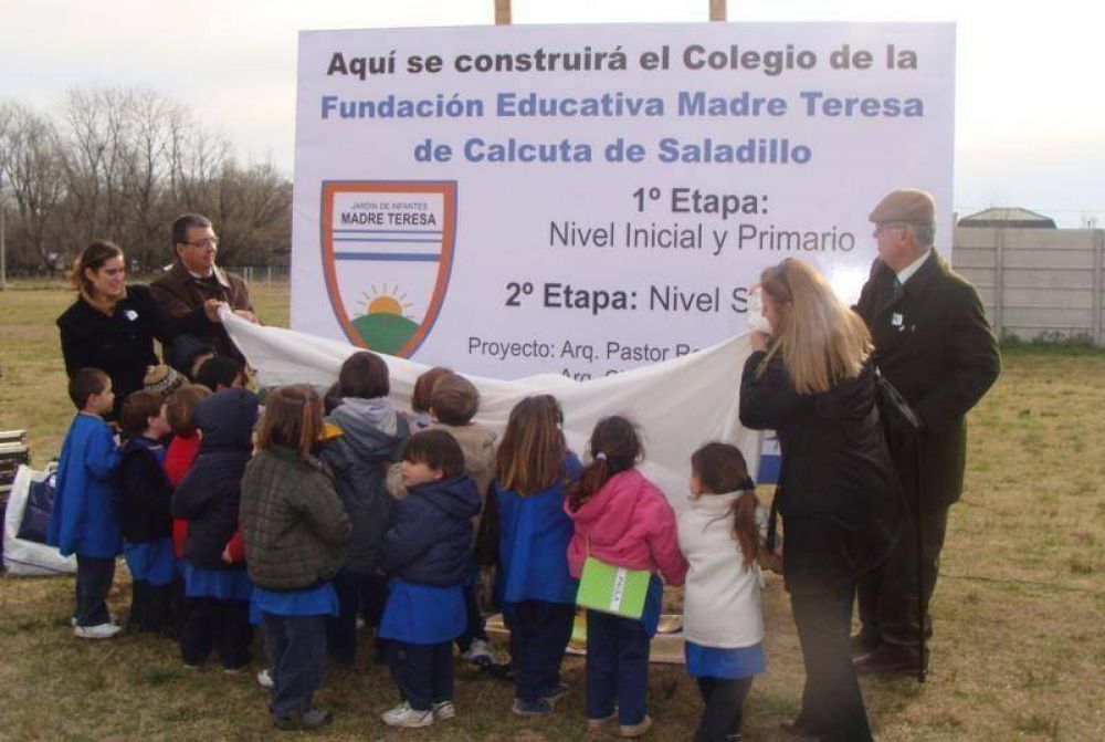La Municipalidad de Saladillo donar� el terreno donde se construir� el Jard�n Madre Teresa de Calcuta