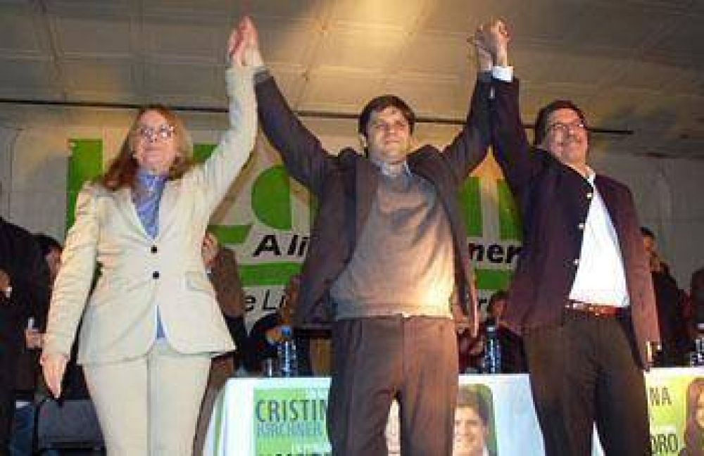 Alicia Kirchner y Alberto Sileoni, en apoyo a Bormioli