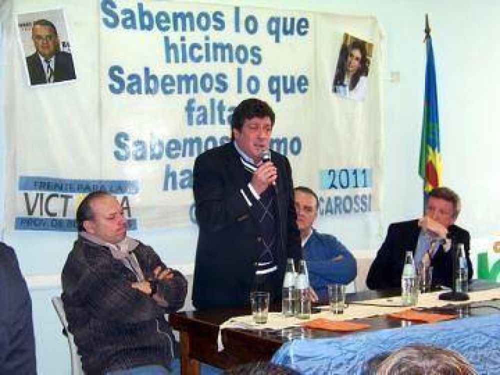 Mariotto y Oporto, de campa�a en Baradero
