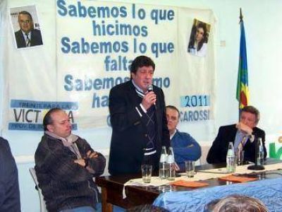 Mariotto y Oporto, de campa�a en Baradero