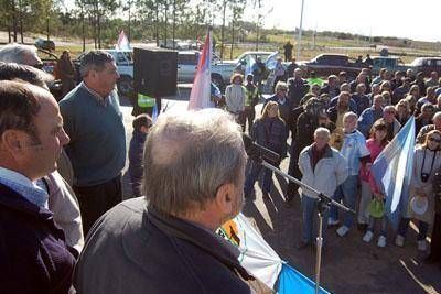 Chacareros entrerrianos hicieron sentir el malestar del campo con el Gobierno