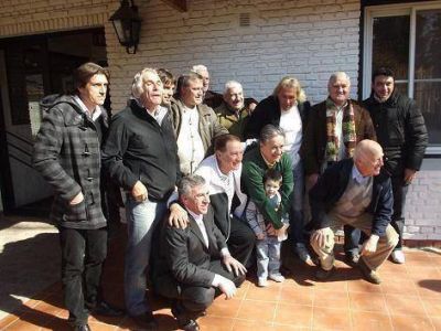 Duhalde tuvo una jornada de deporte y asado en San Isidro