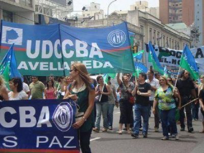 El paro de UDocBa tuvo un "90 por ciento" de adhesi�n