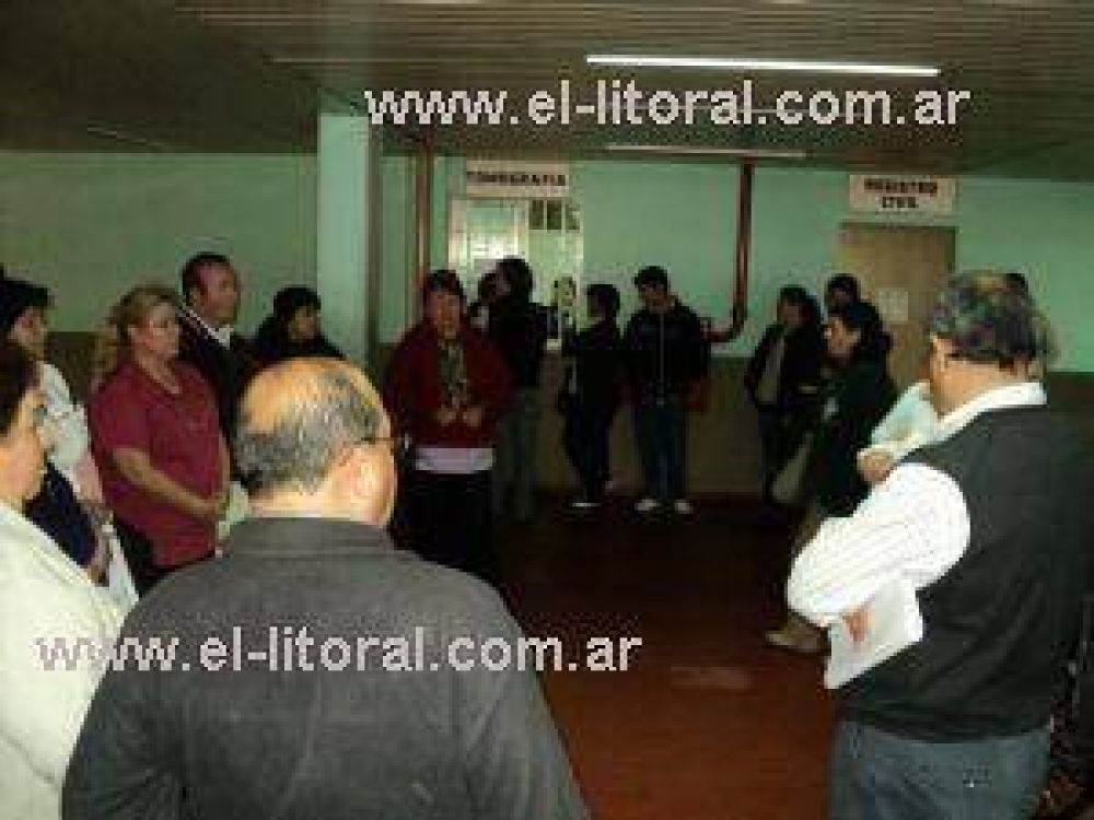 Agentes de salud, viales y docentes, al paro