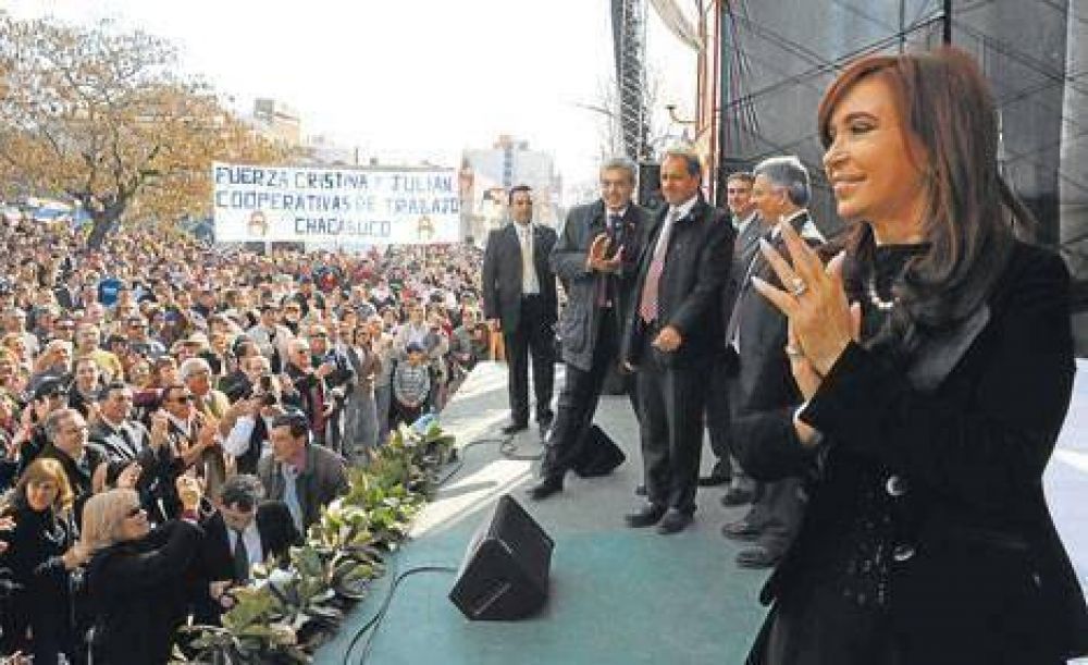 Cristina fue al interior bonaerense en busca de los votos del campo