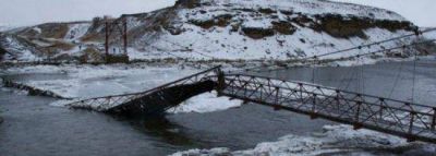 Tras 94 a�os de historia, el Puente Colgante sobre el r�o Grande