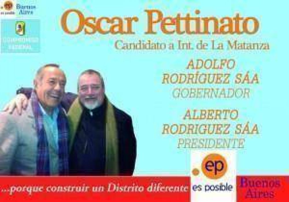 Pettinato cierra su campa�a junto a Adolfo Rodr�guez Sa�