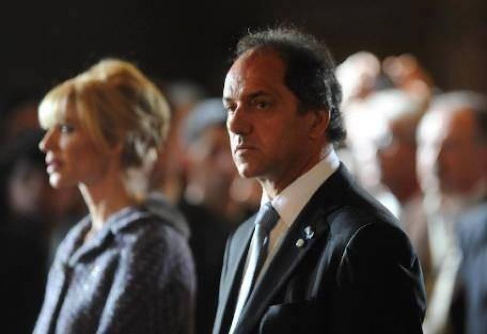 Scioli declar� su fe en Dios en un aviso