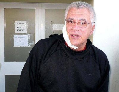 En acto pol�tico, hirieron a Julio Arriaga en el rostro