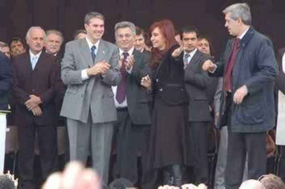 Feito acompa�� a la presidenta en Chacabuco