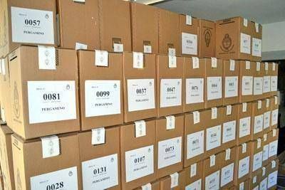 Las 244 urnas, para las elecciones primarias, llegaron a Pergamino