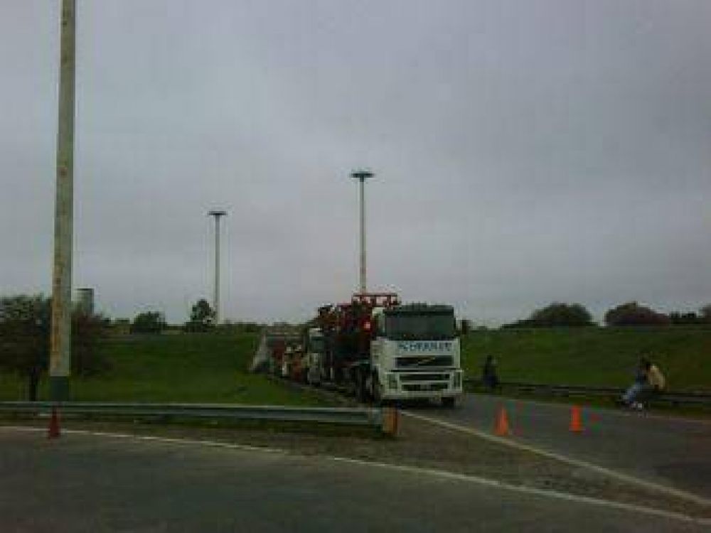 Nuevamente hay demoras en el Puente General Belgrano