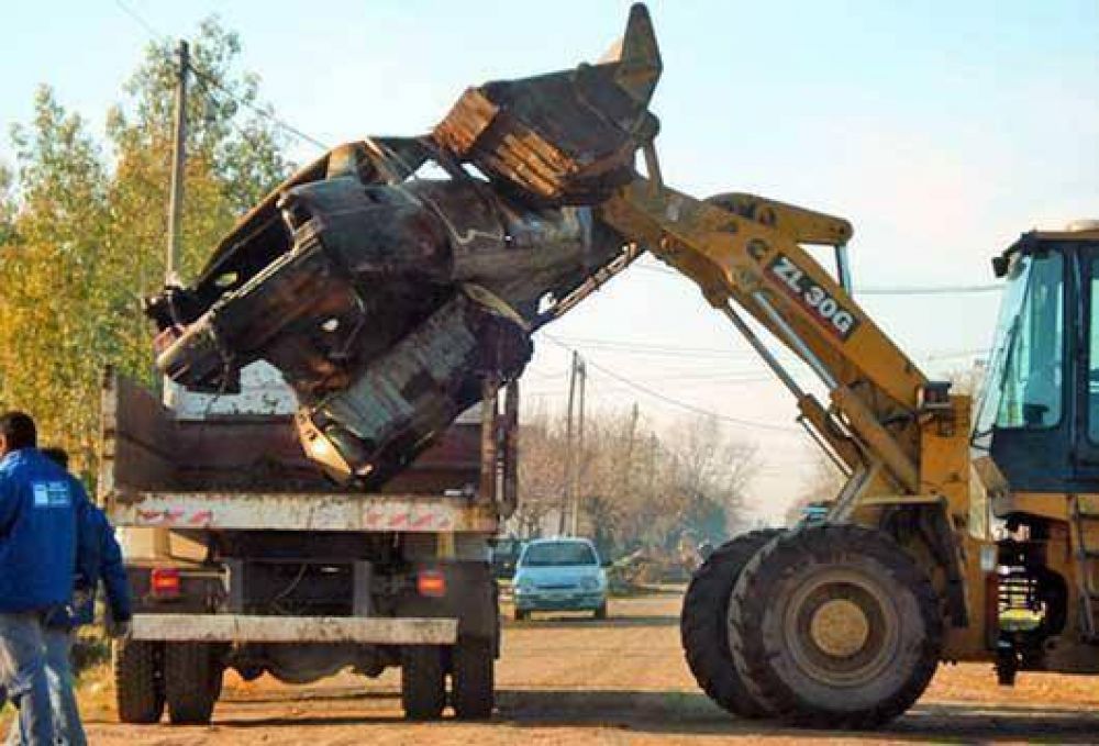 Reciclaje de autos abandonados