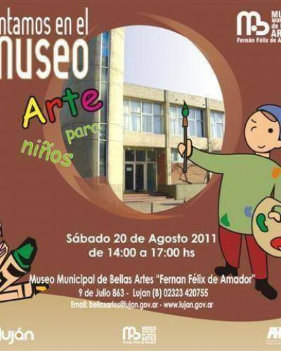 LUJ�N - EL MUSEO DE BELLAS ARTES ABRE SUS PUERTAS PARA QUE TODOS LOS NI�OS CELEBREN SU DIA PINTANDO