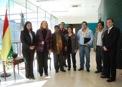 La Ministra de Gobierno recibi� a la Vicec�nsul de Bolivia  