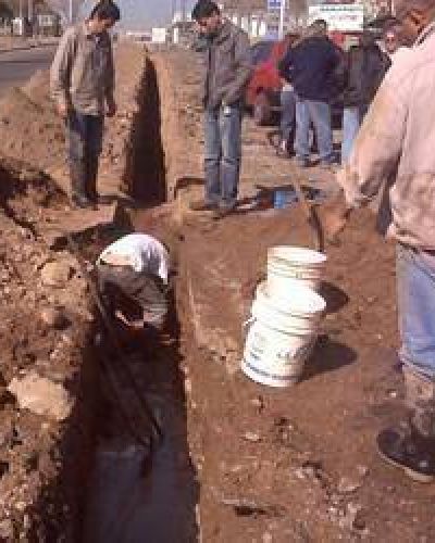 Corte de agua cruda en tramo V del acueducto San Luis