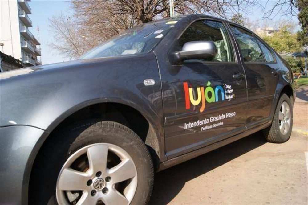 LUJAN FUE BENEFICIADO CON UNO DE LOS VEHICULOS RECUPERADOS DE LA ADUANA Y SER� UTILIZADO PARA EL TRASLADO DE PACIENTES