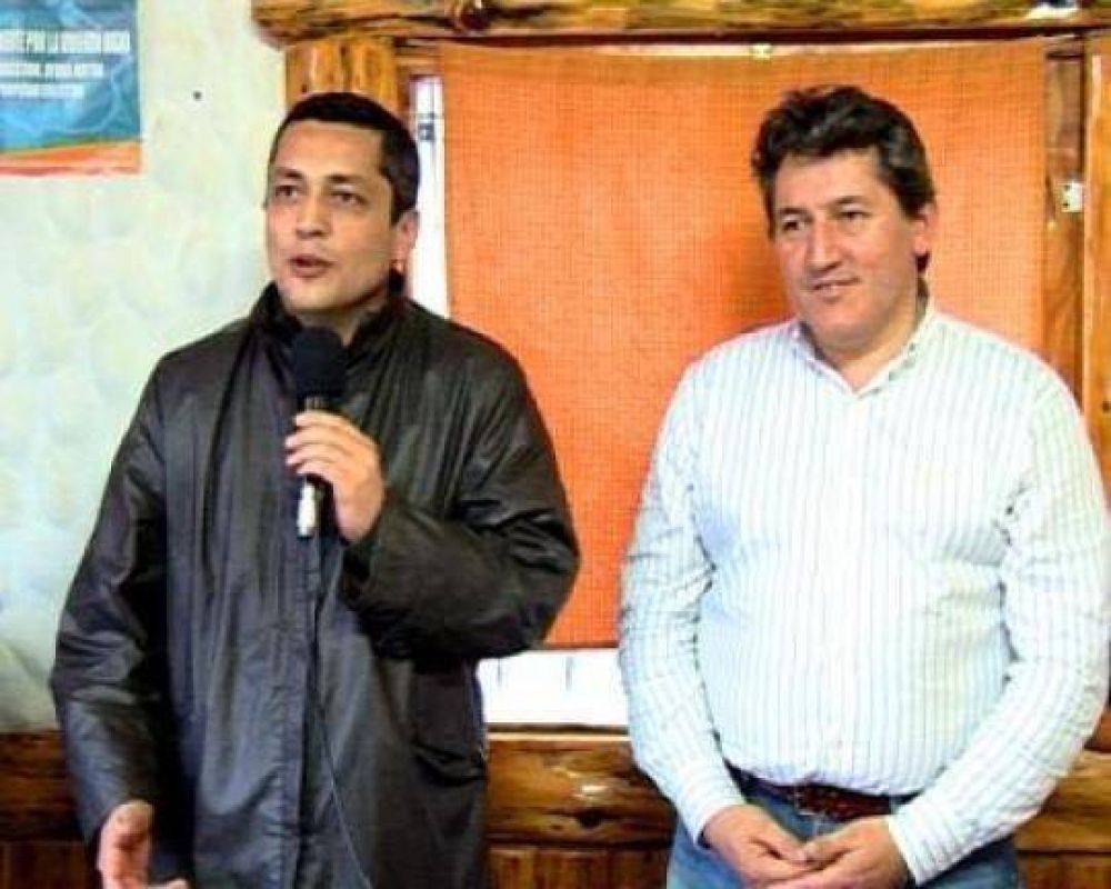 C�sar Barbeito y Dar�o Barriga juntos en los barrios de Bariloche