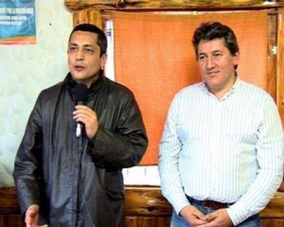 C�sar Barbeito y Dar�o Barriga juntos en los barrios de Bariloche