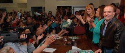Menem:"Lo importante es no dejar de amar jam�s" 