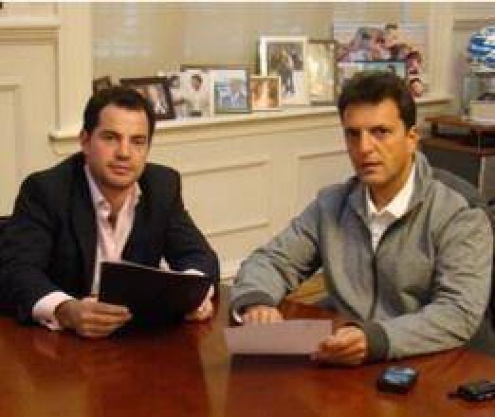 Lisandro Bonelli con Massa 