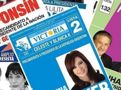 En las primarias de ma�ana, se podr�n votar candidatos de hasta seis fuerzas diferentes	