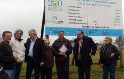 Municipio y Naci�n comienzan la construcci�n de un centro cultural para los barrios al norte de la 226
