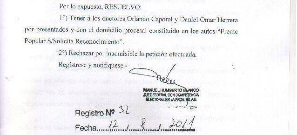 Guerra judicial entre Duhalde y Rodr�guez Sa� por la candidatura de Adolfo