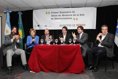 Sileoni, Sabbatella y Ghi en un Encuentro de Sitios de Memoria
