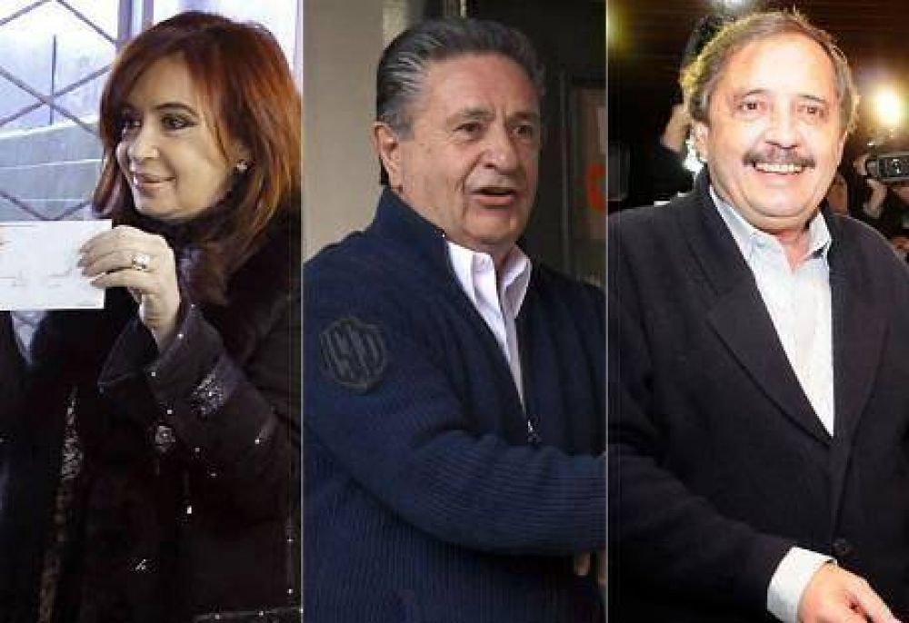 Datos a boca de urna: CFK primera y Duhalde le habr�a ganado a Alfons�n