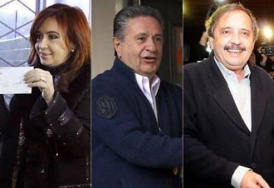 Datos a boca de urna: CFK primera y Duhalde le habr�a ganado a Alfons�n