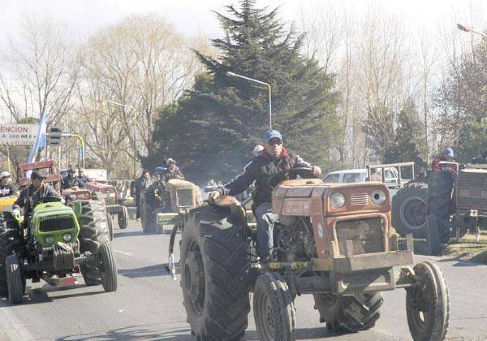 La provincia dividida por corte total en la Ruta 22