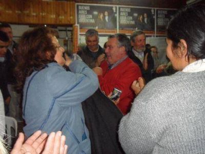 La noche del Frente para la Victoria 	  