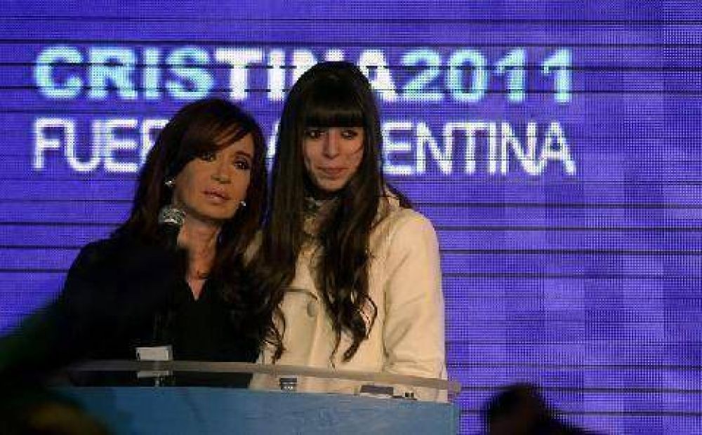Cristina Fern�ndez y Daniel Scioli tambi�n arrasaron en Luj�n