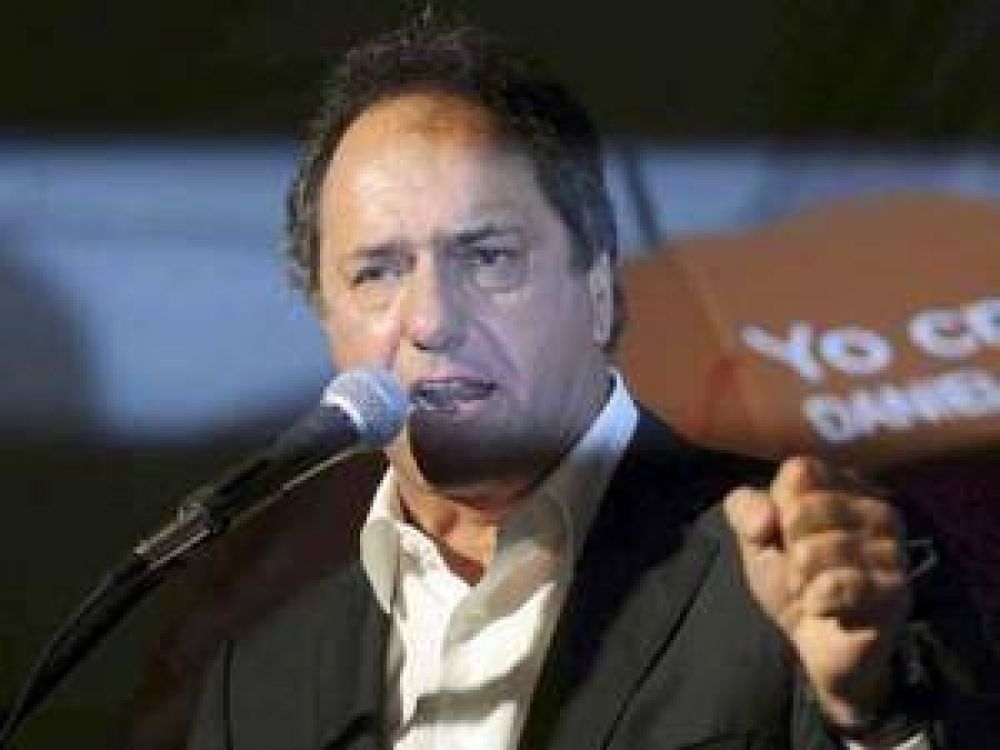 Scioli: �El triunfo fue la cosecha de trabajo intenso�