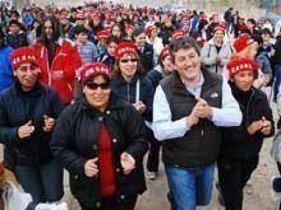 Barbeito llev� un �mensaje de inclusi�n� a los barrios de Roca