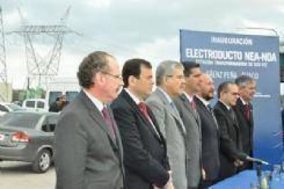 CFK inaugur� obra de electroducto
