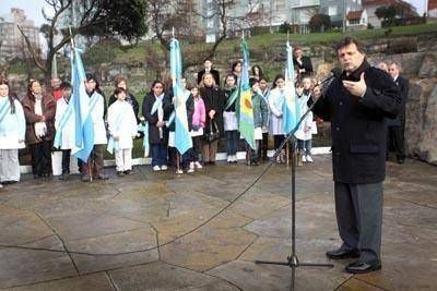 Alumnos de m�s de 20 escuelas participaron del acto del 17 de agosto