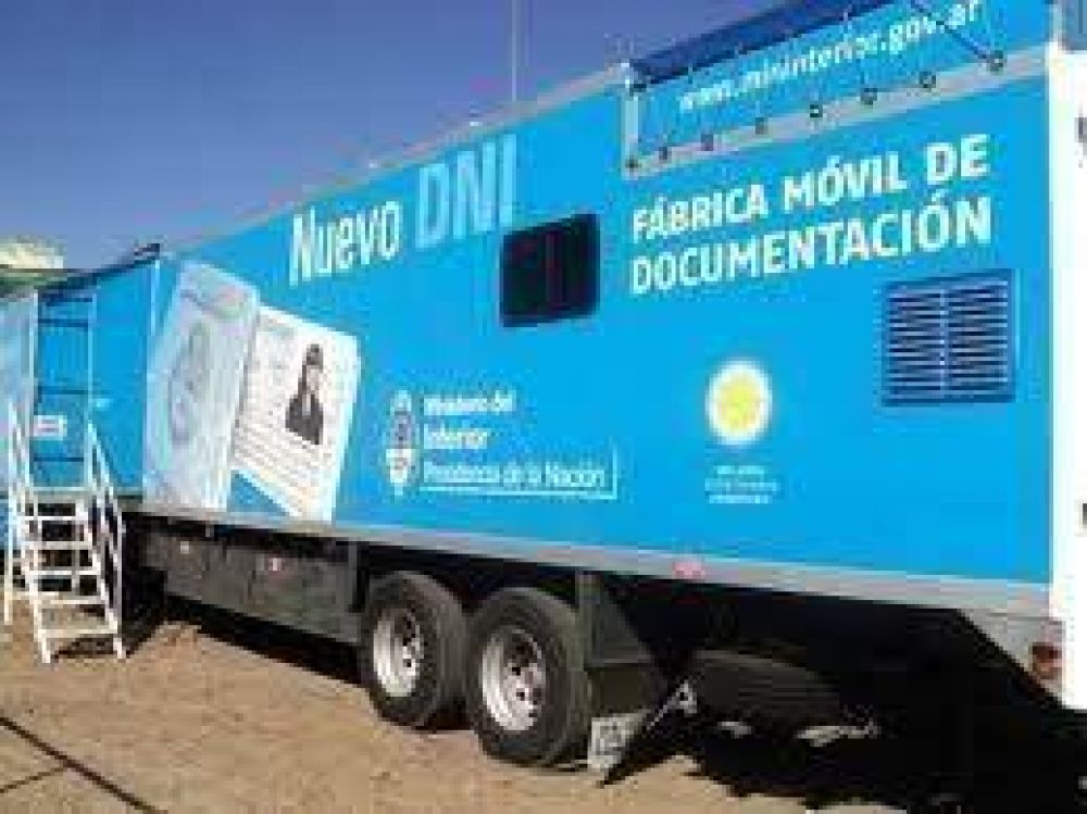 El cami�n m�vil para tramitar el DNI est� hoy en Saladillo
